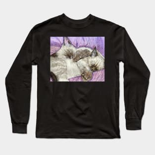 Siamese kittens Long Sleeve T-Shirt